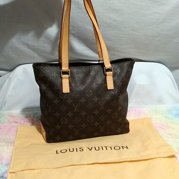 Louis Vuitton Handbags - SALE! Auth Louis Vuitton Monogram Cabas Piano Shoulder Bag/Dust Bag